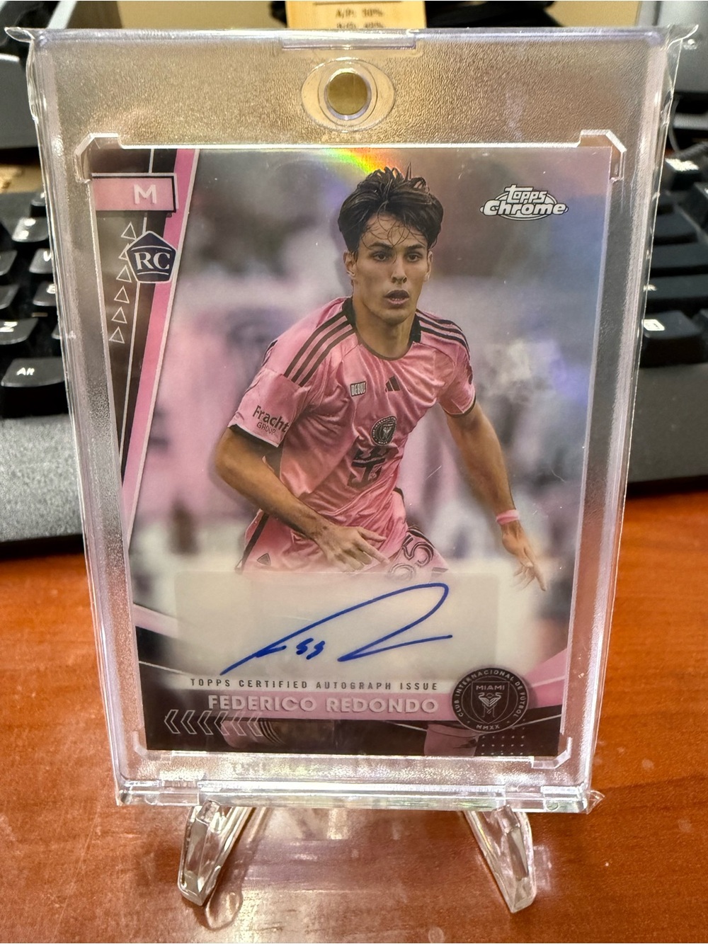 Federico Redondo-Topps Chrome Autograph